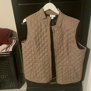 J.Jill quilted vest for women, like new